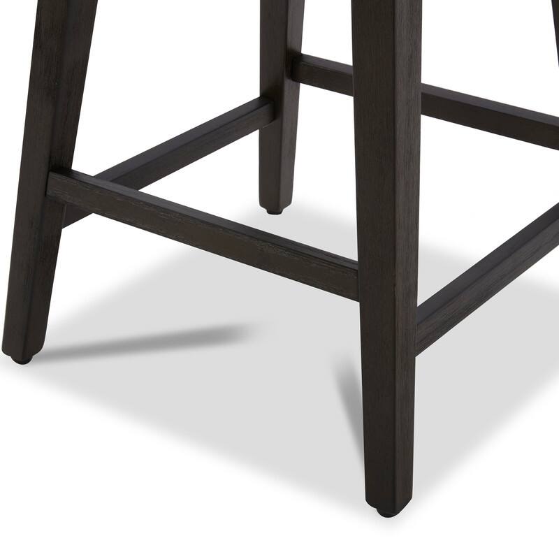 Spruce & Spring Olive Upholstered Counter Height Swivel Barstools-Single