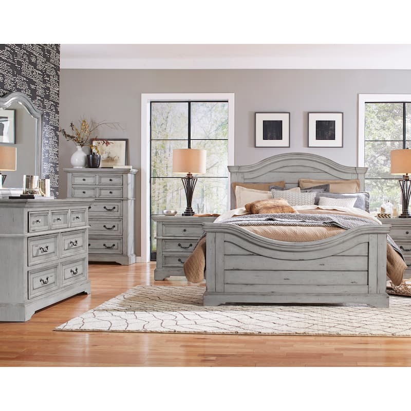 Lakewood Distressed Wood Dresser with Optional Mirror