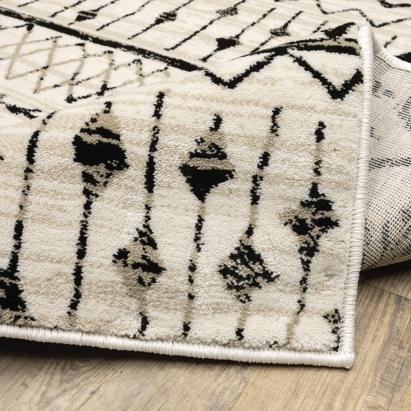 Style Haven Prescott Tribal Etchings Area Rug