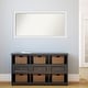 preview thumbnail 64 of 190, Wall Mirror Choose Your Custom Size - Extra Large, Blanco White Wood
