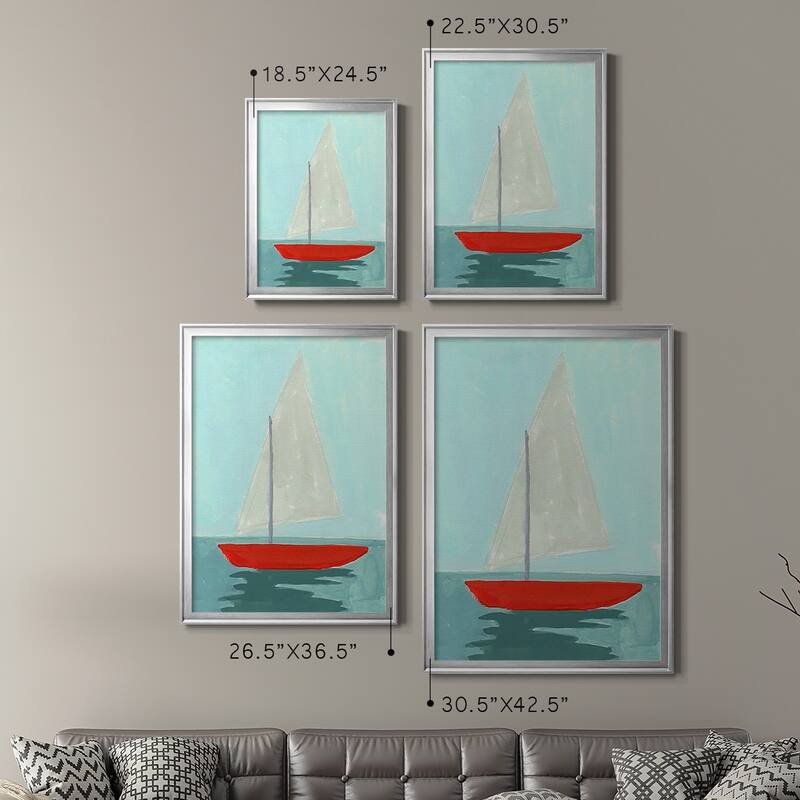 Small Sail II Premium Framed Print - Ready to Hang