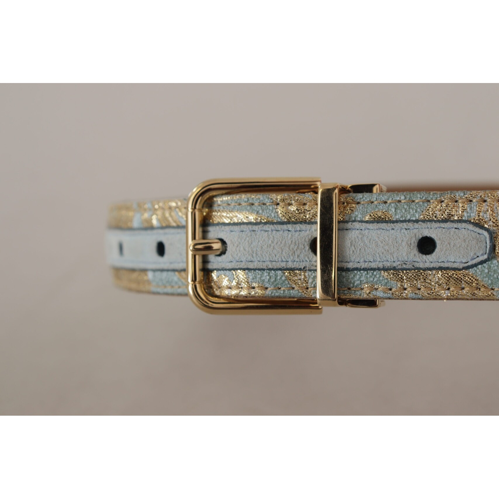 【関税＆送料込み】Dolce & Gabbana Light Blue Leather Belt Dolce&Gabbana Light blue leather belt | The Fashion Square