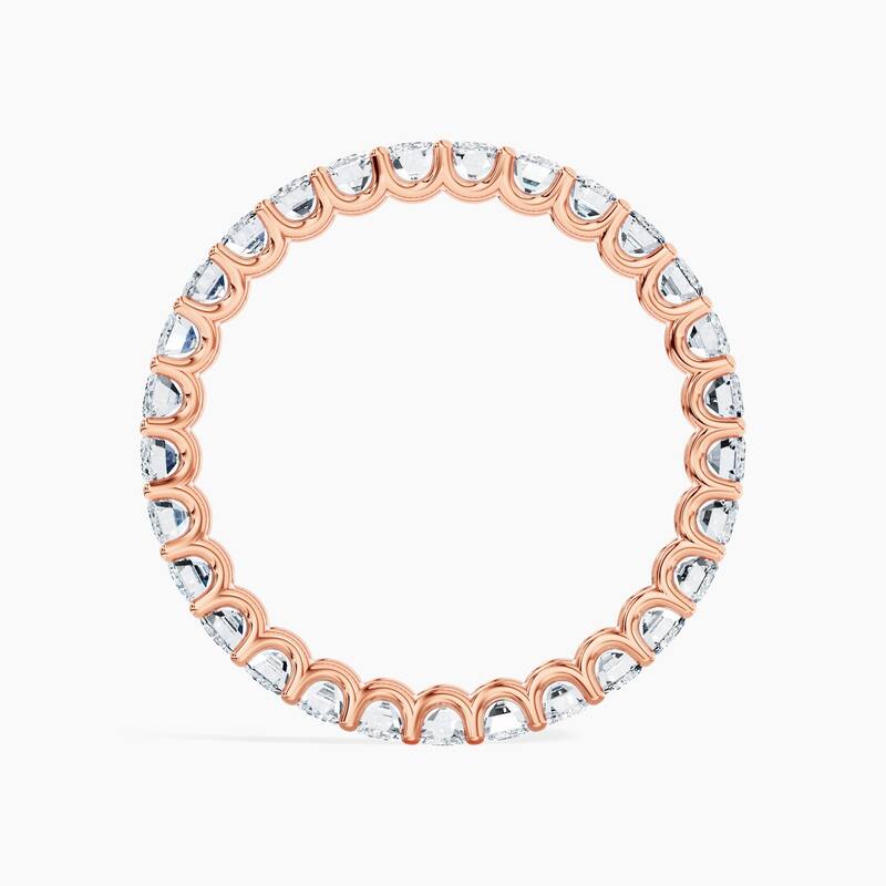 Auriya 14k Gold Emerald North-South Lab Grown Diamond Eternity Band 2.90 - 12.75 ct. tw. (F-G, VS)