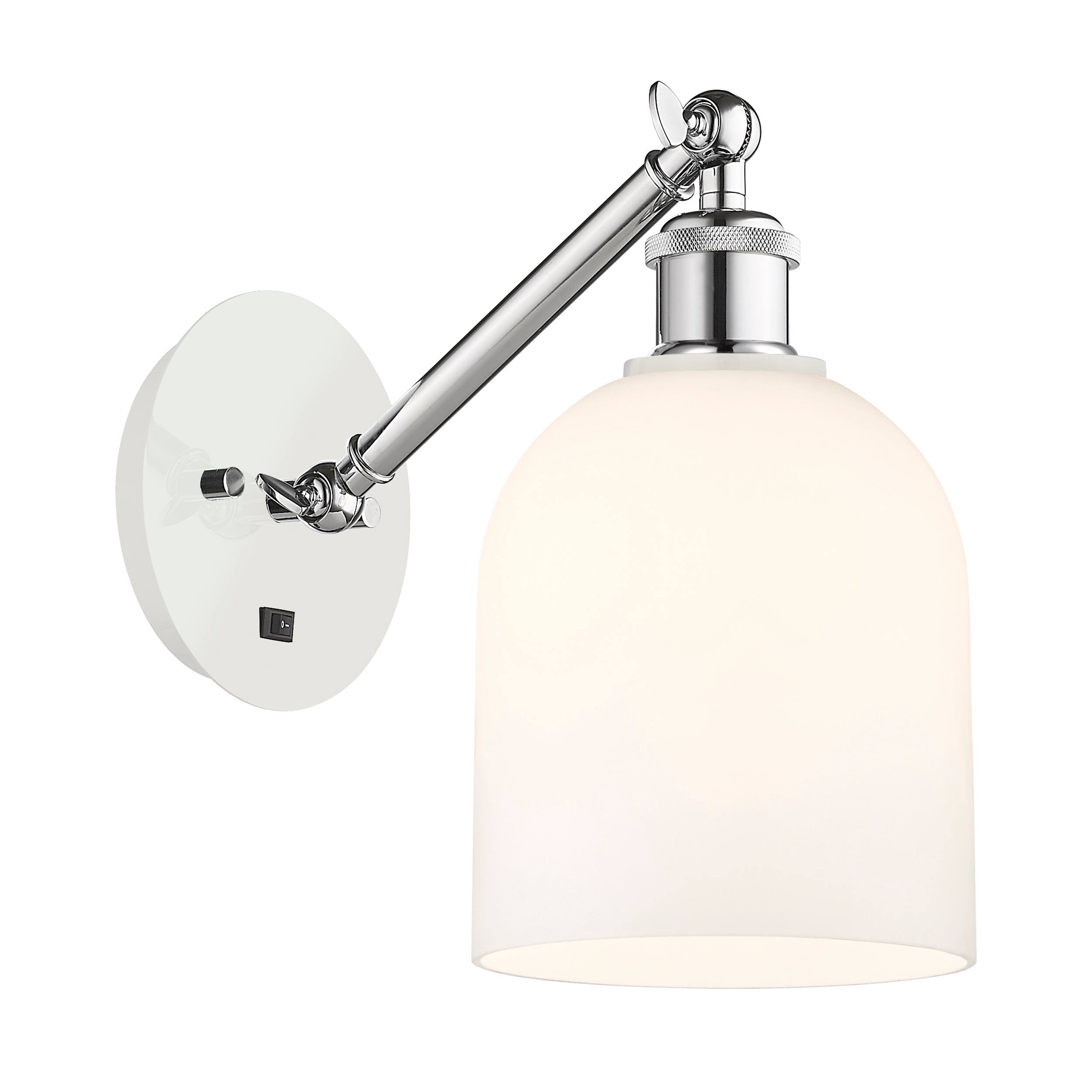 Option White Polished Chrome / Gloss White Shade