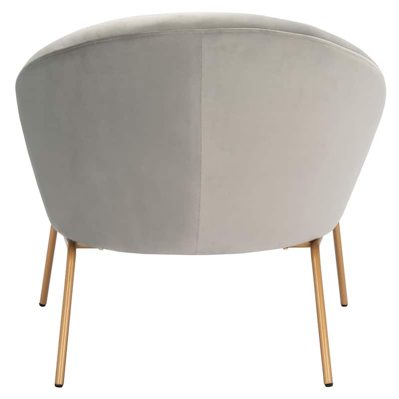 SAFAVIEH Mandi Glam Velvet Accent Chair - 32.3" W x 29.5" L x 30" H