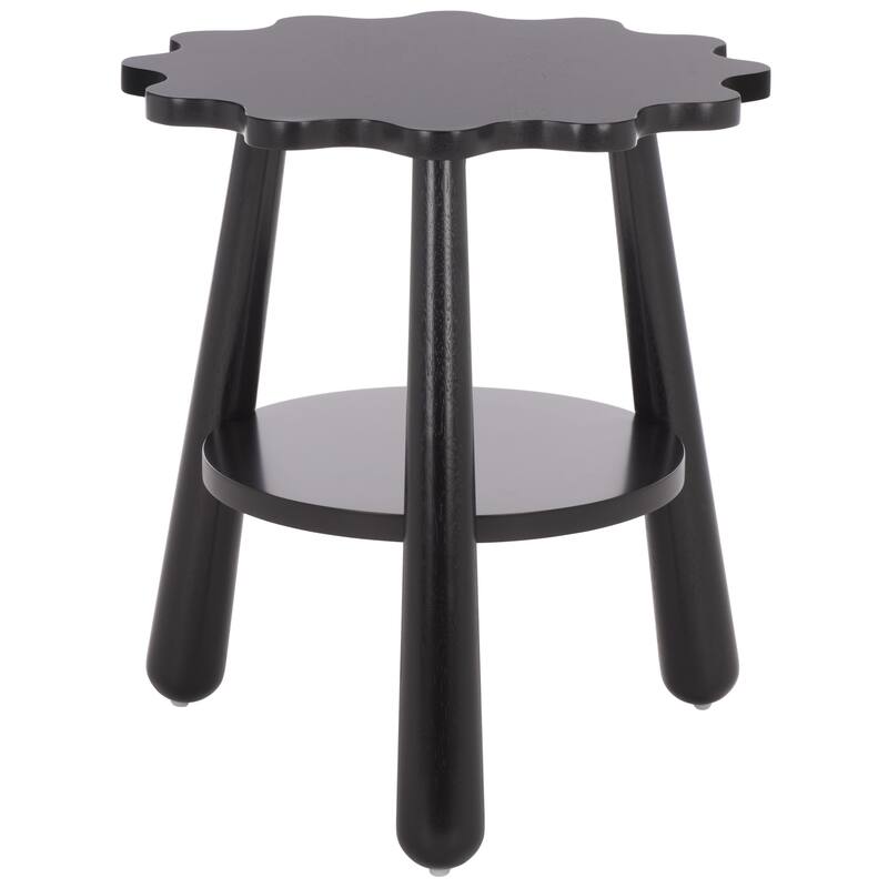 SAFAVIEH Home Forsythe Accent Table - 18"W x 18"D x 20"H - Black