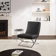 preview thumbnail 13 of 36, Art Leon Retro Armless PU Leather Chair