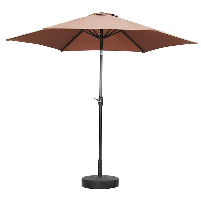 Ainfox 9ft Outdoor Patio Umbrella Without Base for Garden, Patio, Swimming Pool