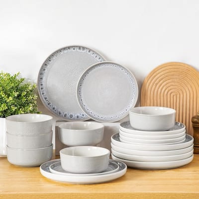 vancasso Snow Stoneware 18-Piece Dinnerware Set