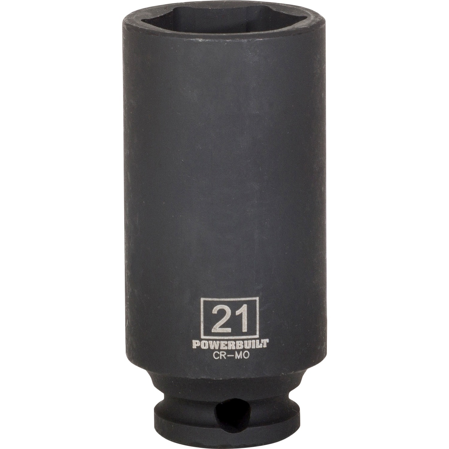 647187 Powerbuilt 1/2Inch Drive 6pt Metric Deep Impact Socket 18mm