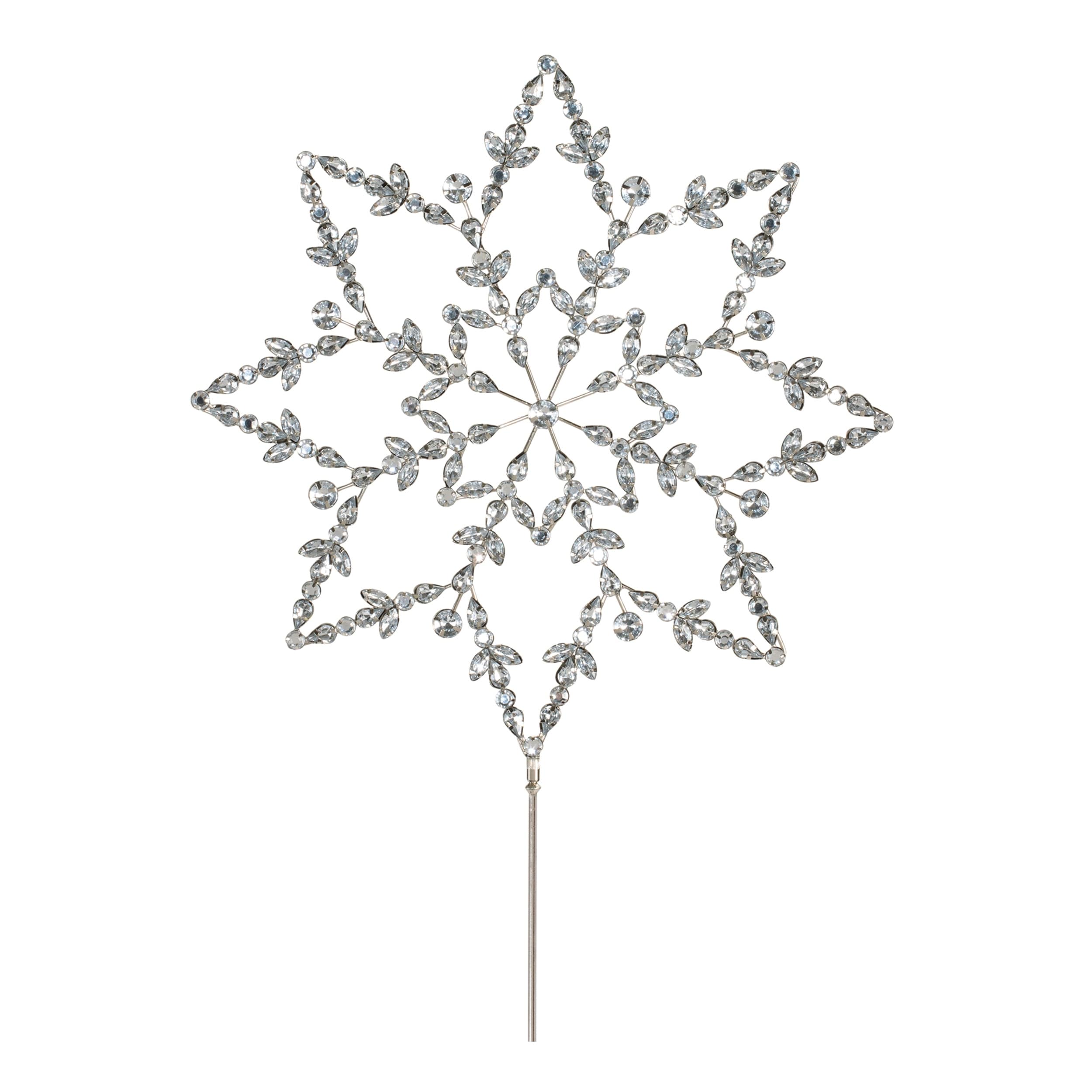 Jeweled Snowflake Stem (Set of 4)