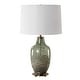 preview thumbnail 4 of 5, Uttermost Chianti Olive Glass Table Lamp - 27.5" H X 16" W X 16" D