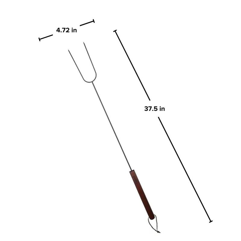 Nexgrill 37 in. Roasting Stick with Wooden Handle