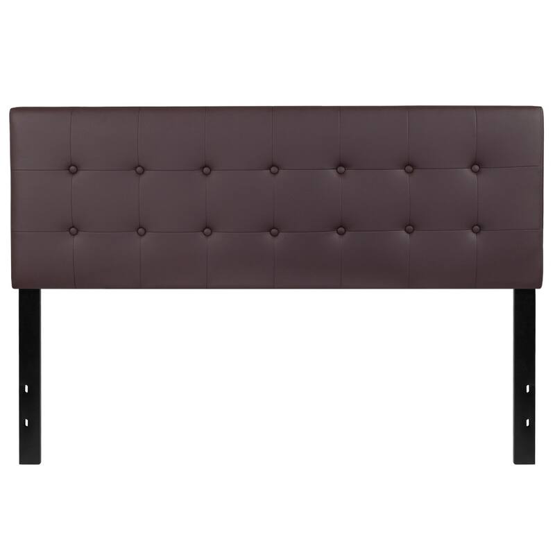 Button Tufted Upholstered Headboard