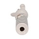 preview thumbnail 8 of 32, Ceramic Lines Bunny with Heart Figurine - White