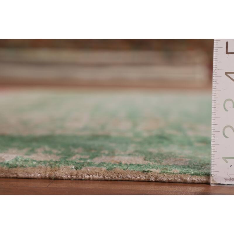 Contemporary Abstract Indian Area Rug Handmade Wool Carpet - 5'7"x 7'10"