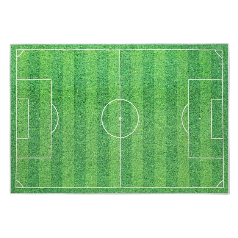 Sussexhome Low Pile Non-Slip Washable Educational Rug