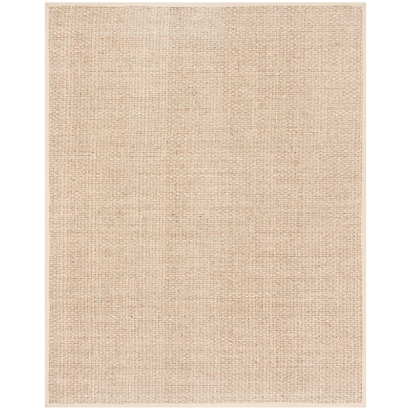 SAFAVIEH Natural Fiber Marina Basketweave Seagrass Rug - 11' x 15' - Natural/Beige - Rectangle