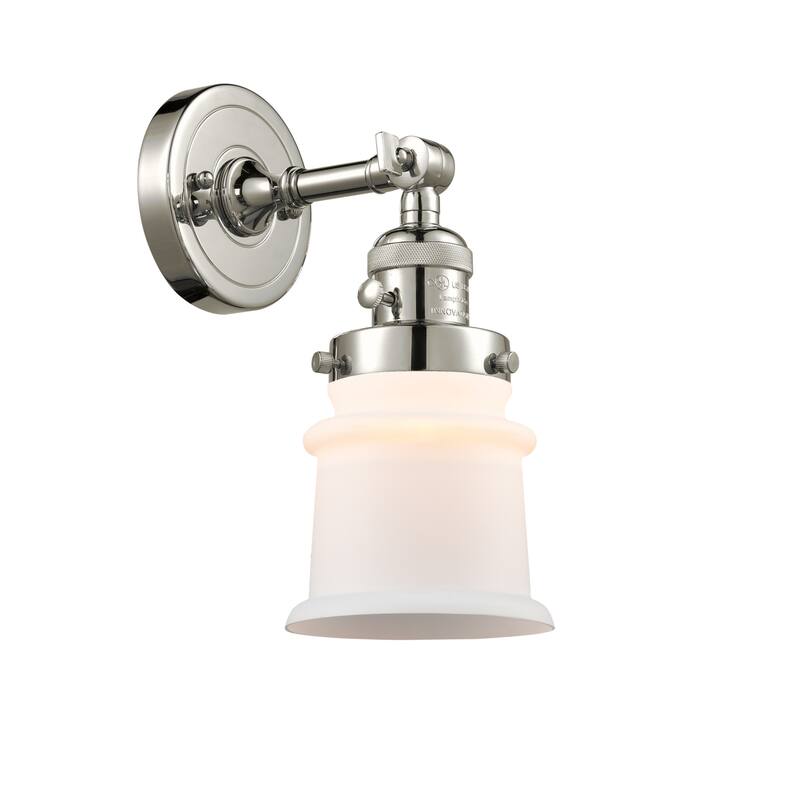 Innovations Lighting Small Canton Single Light 11" Tall Bathroom