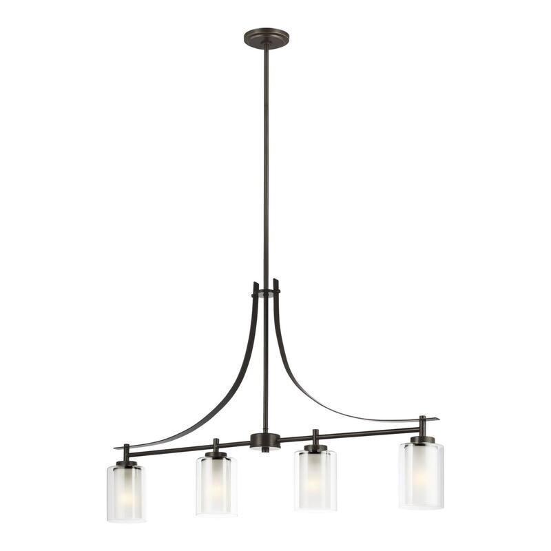 Bellevue Wyanet 4 Light 40" Wide Linear Chandelier