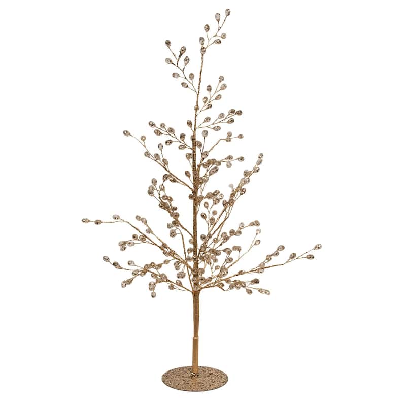 Gold Crystal Tree 18"