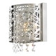 preview thumbnail 3 of 6, Eternity 1 Light Bathroom Sconce With Chrome Finish - Stainless Steel