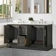 preview thumbnail 17 of 26, Vanity Art 60" Double Sink Bathroom Vanity with Top & Backsplash