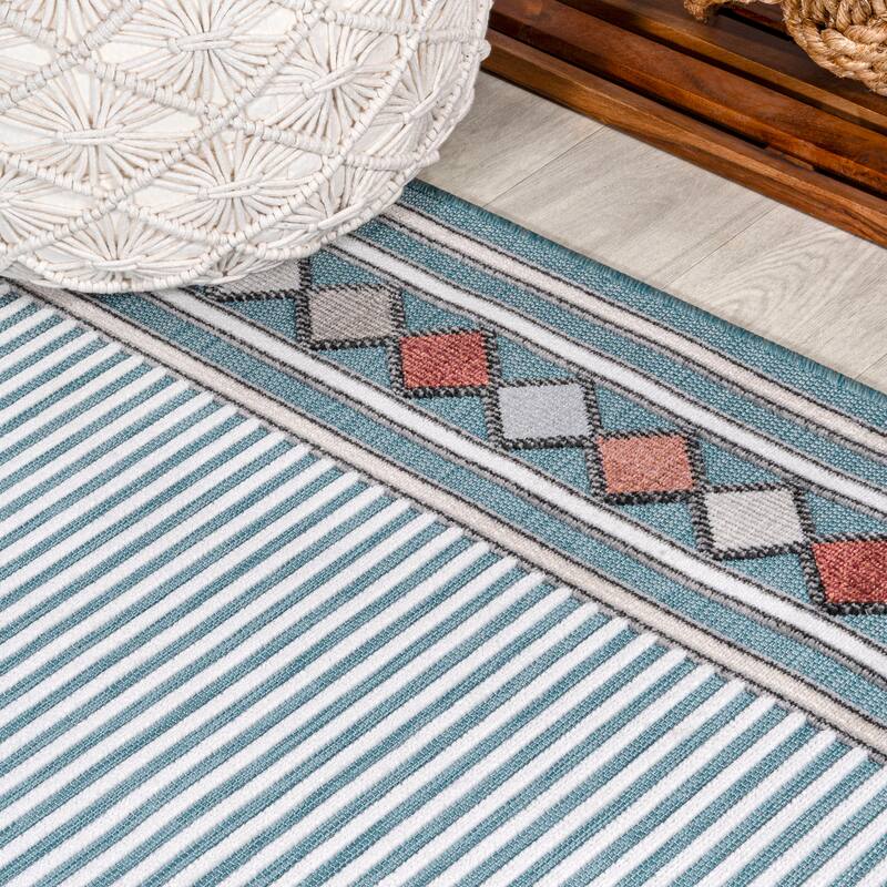 JONATHAN Y Star Abstract Swirl Area Rug