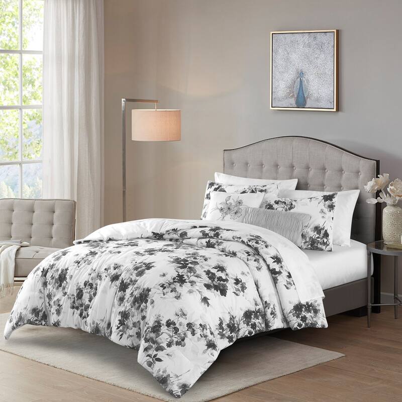Wonderful Sophia 5-Piece Floral Pattern Comforter Set