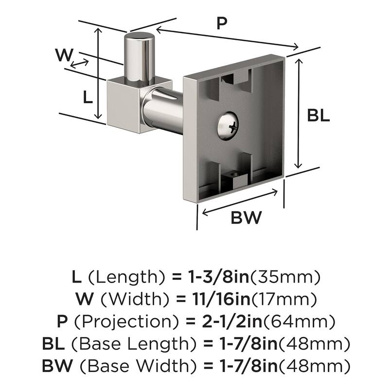 Amerock Appoint Single Robe Hook