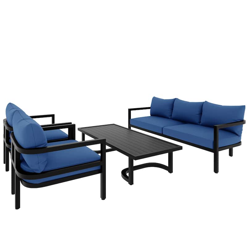 Multi-person Outdoor Steel Sofa Set