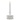 9.25" Pre-Lit LED White and Silver Lighted Christmas Candle Lamp - Set of 4