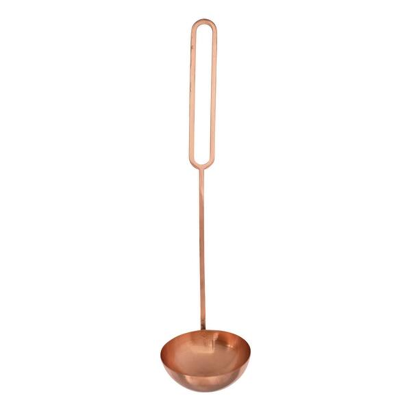 slide 2 of 4, Stainless Steel Ladle, Copper Finish
