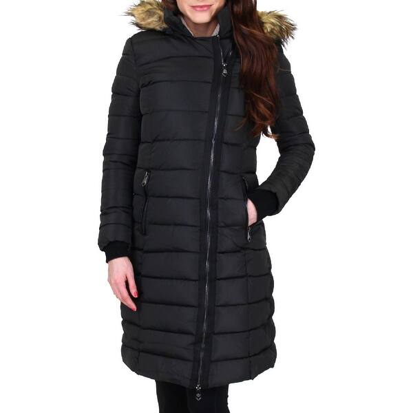 Shop Nanette Nanette Lepore Women S Faux Fur Trim Quilted Puffer