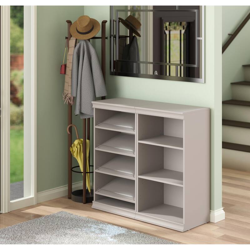 ClosetMaid Modular Storage 21.38-inch W 7-Shelf Wood Closet System with Shoe Storage