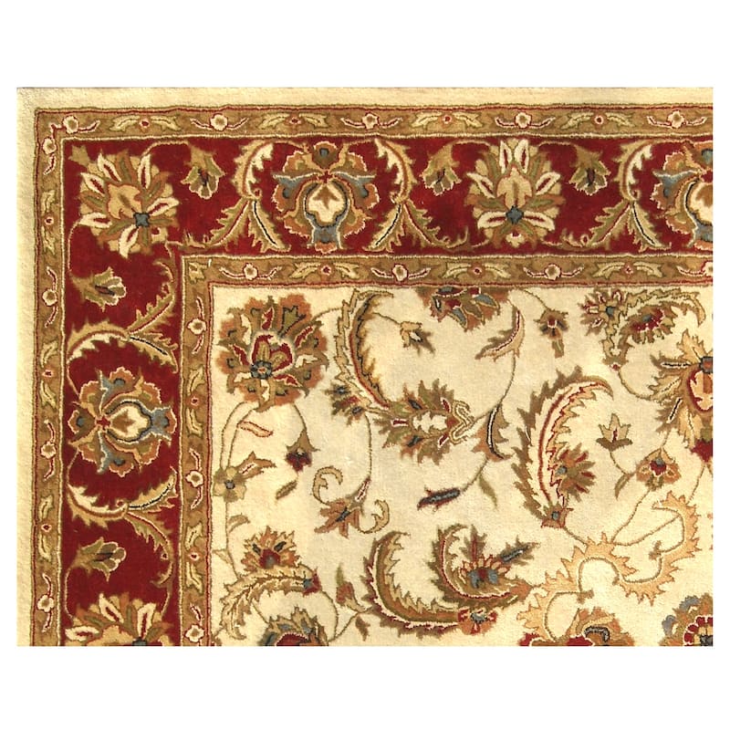 Bono Hand Tufted Traditional Non Skid Stain Resistant Area Rug By HomeRoots - 132' X '96' X '0.5