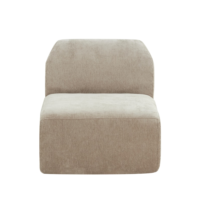 Christopher Knight Home - Modern Upholstered Curved Sectional Sofa with Deep Seat Ottoman