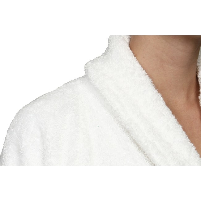 100% Cotton Soft Terry Adult Unisex Lightweight Bathrobe by Superior