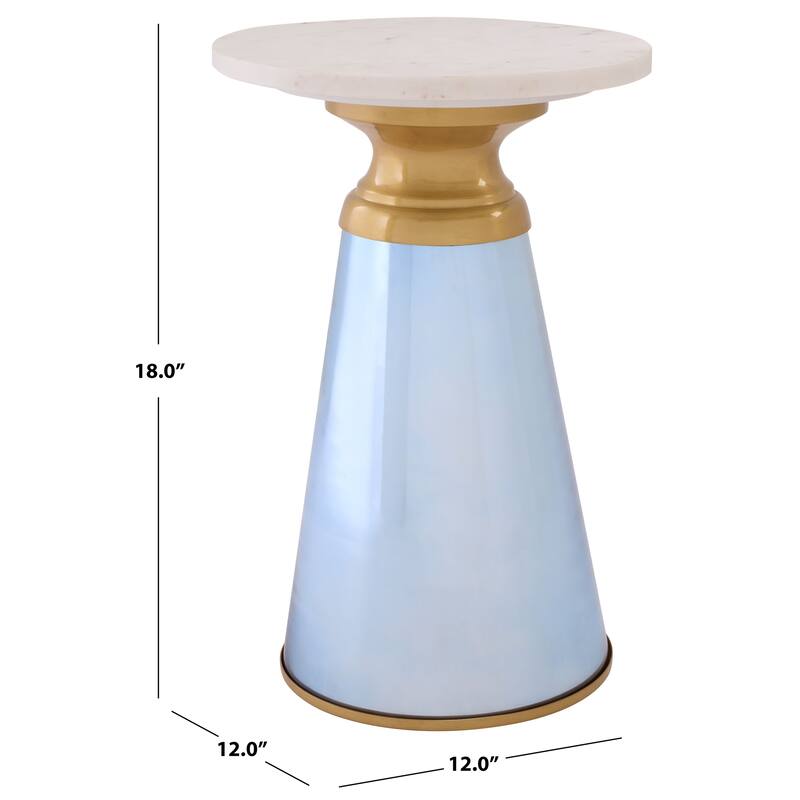 SAFAVIEH Home Guido Side Table - 12"W x 12"D x 18"H