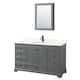 Option Dark Gray, Black Trim, Giotto Quartz Top