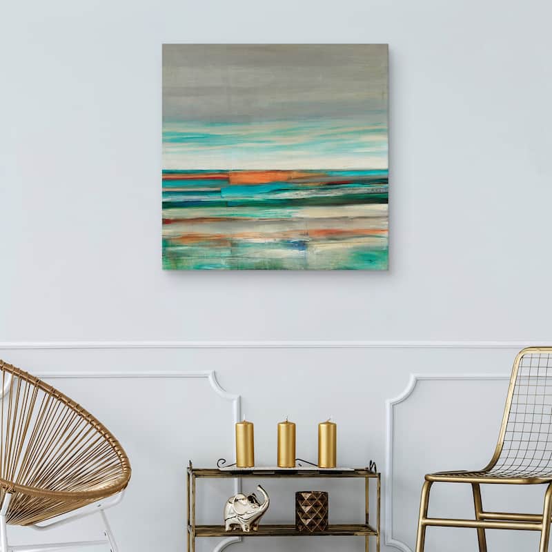 Coastal Colors by Pablo Rojero Canvas Art Print
