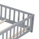 preview thumbnail 12 of 21, Full Montessori Floor Bed with Fence & Door - Safe & Fun for Kids