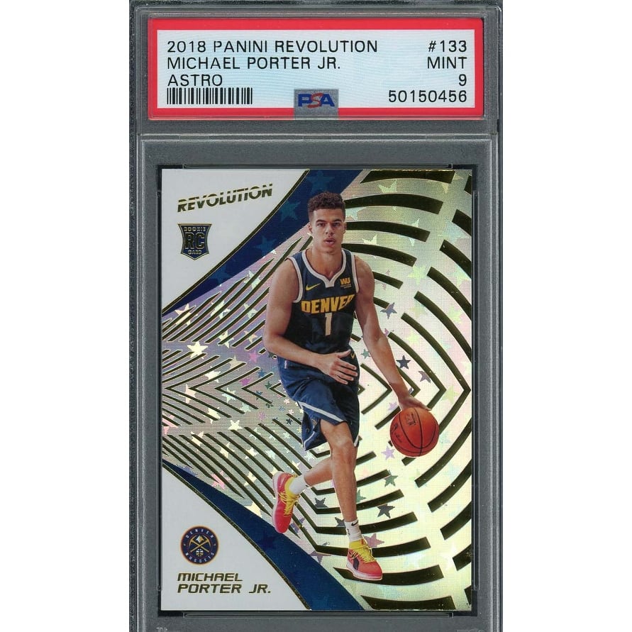 Michael Porter Jr 2018 Panini Revolution Astro Rookie Card RC #133 Graded PSA 9 - 8'6" x 11'6"