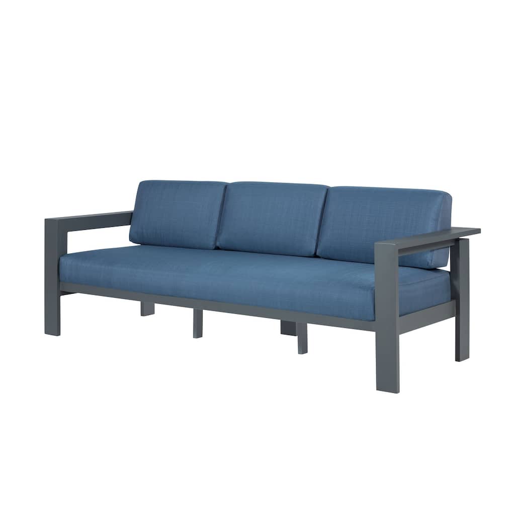 Sardinia Aluminum Frame Outdoor 84" Sofa