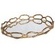 preview thumbnail 1 of 5, Uttermost Cable Chain Mirrored Tray