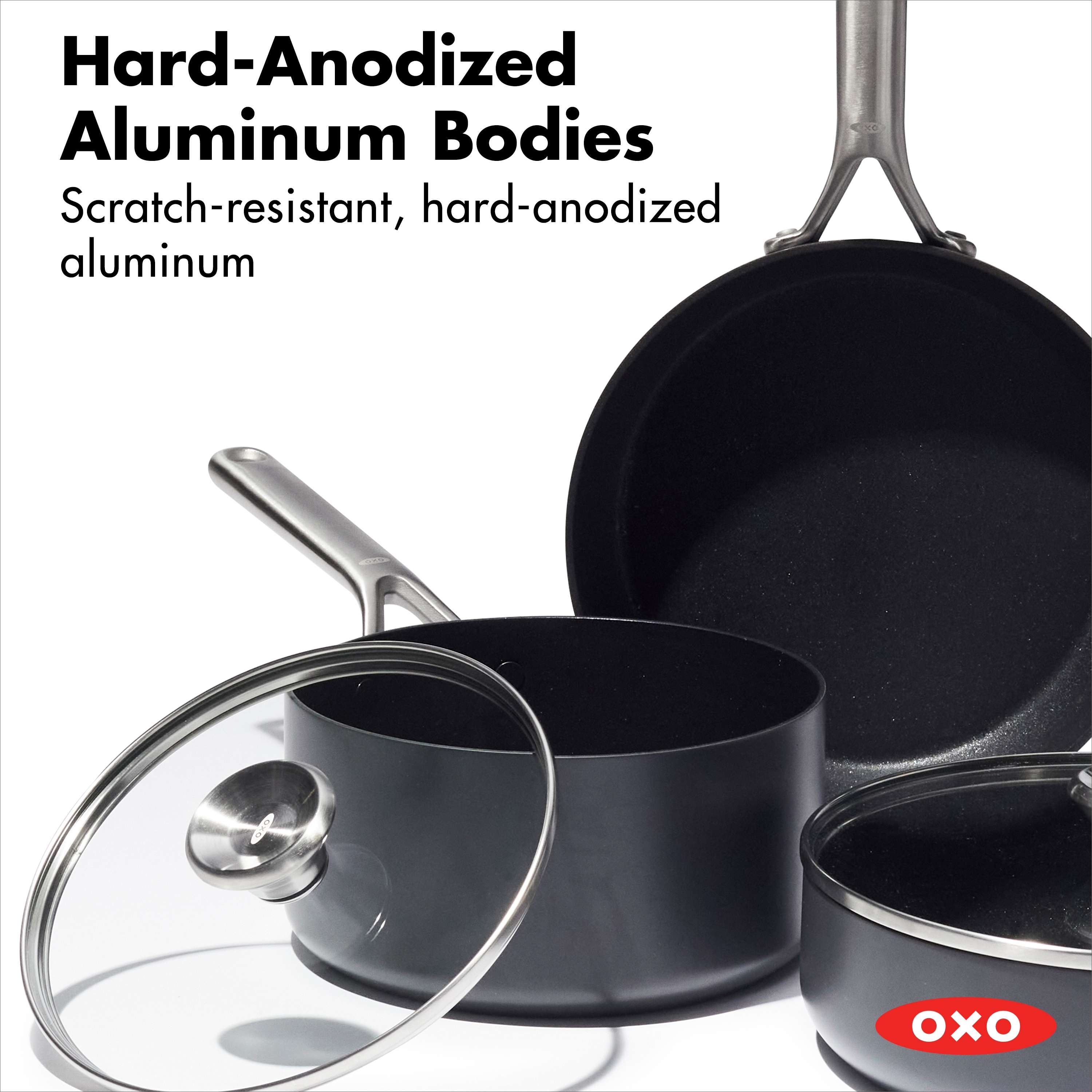 OXO Professional Hard Anodized PFAS-Free Nonstick, 10 Piece