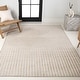 preview thumbnail 2 of 37, JONATHAN Y Peater High-Low MidCentury Modern Arch Stripe Two-Tone Indoor/Outdoor Rug