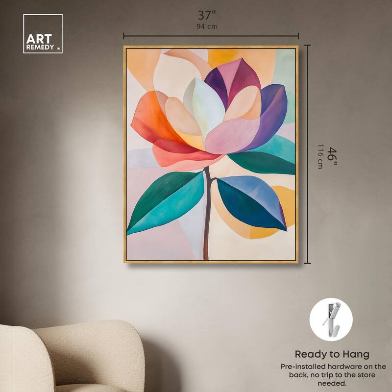 Magnolia in Color I Canvas by Art Remedy