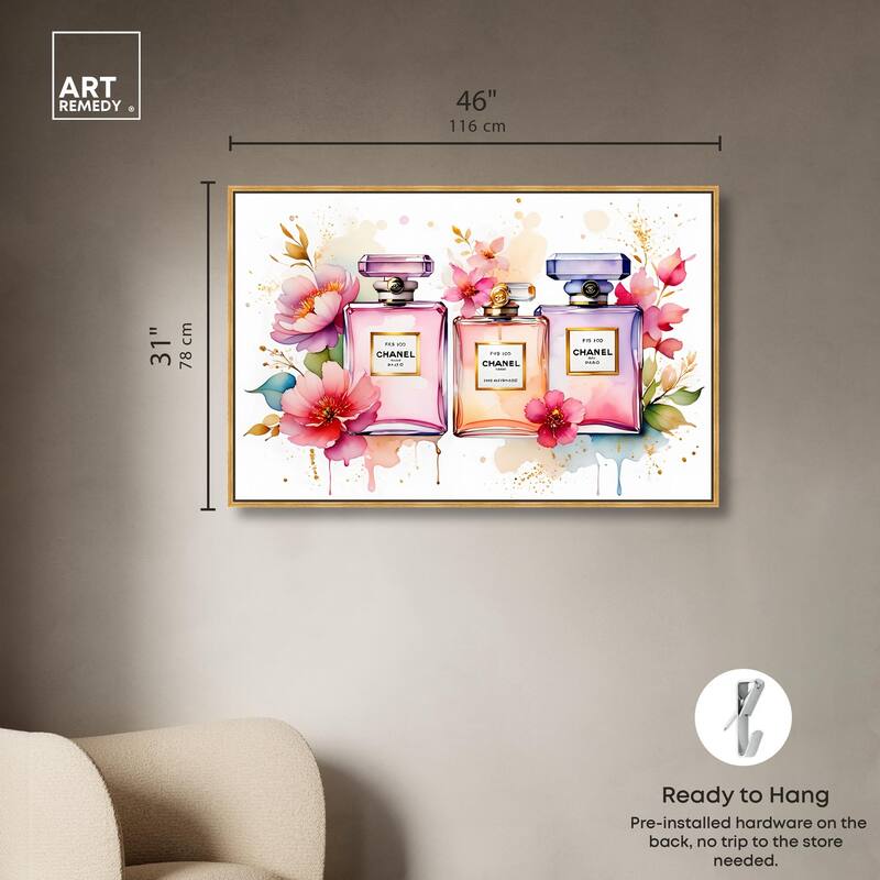 Floral Fragrance Canvas by Art Remedy