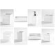 preview thumbnail 3 of 8, Kassatex Cabana White Bath Accessory collection